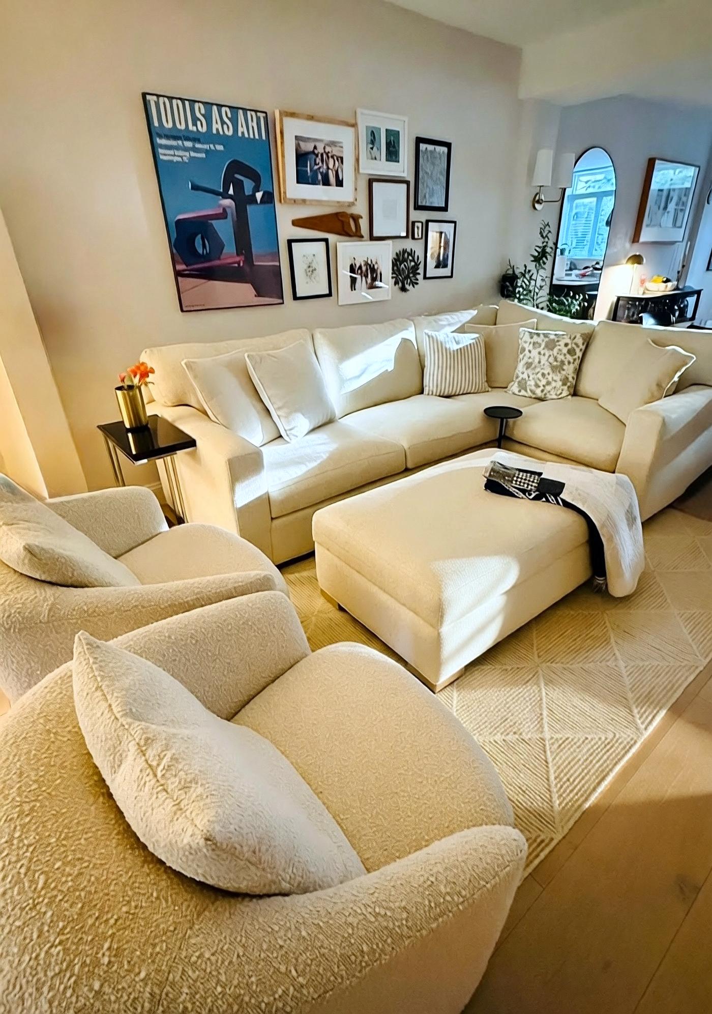 A living room designed by Niche Designs